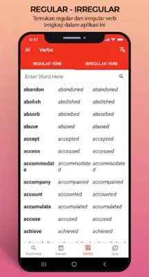 Kamus Inggris - Indonesia Offline android App screenshot 0