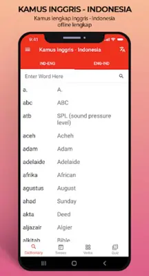 Kamus Inggris - Indonesia Offline android App screenshot 7